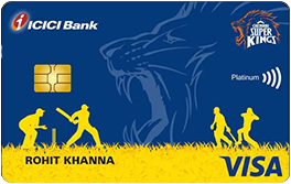 Chennai Super Kings ICICI Bank Credit Card