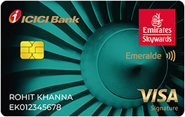 Emirates Skywards ICICI Bank Emeralde Credit Card